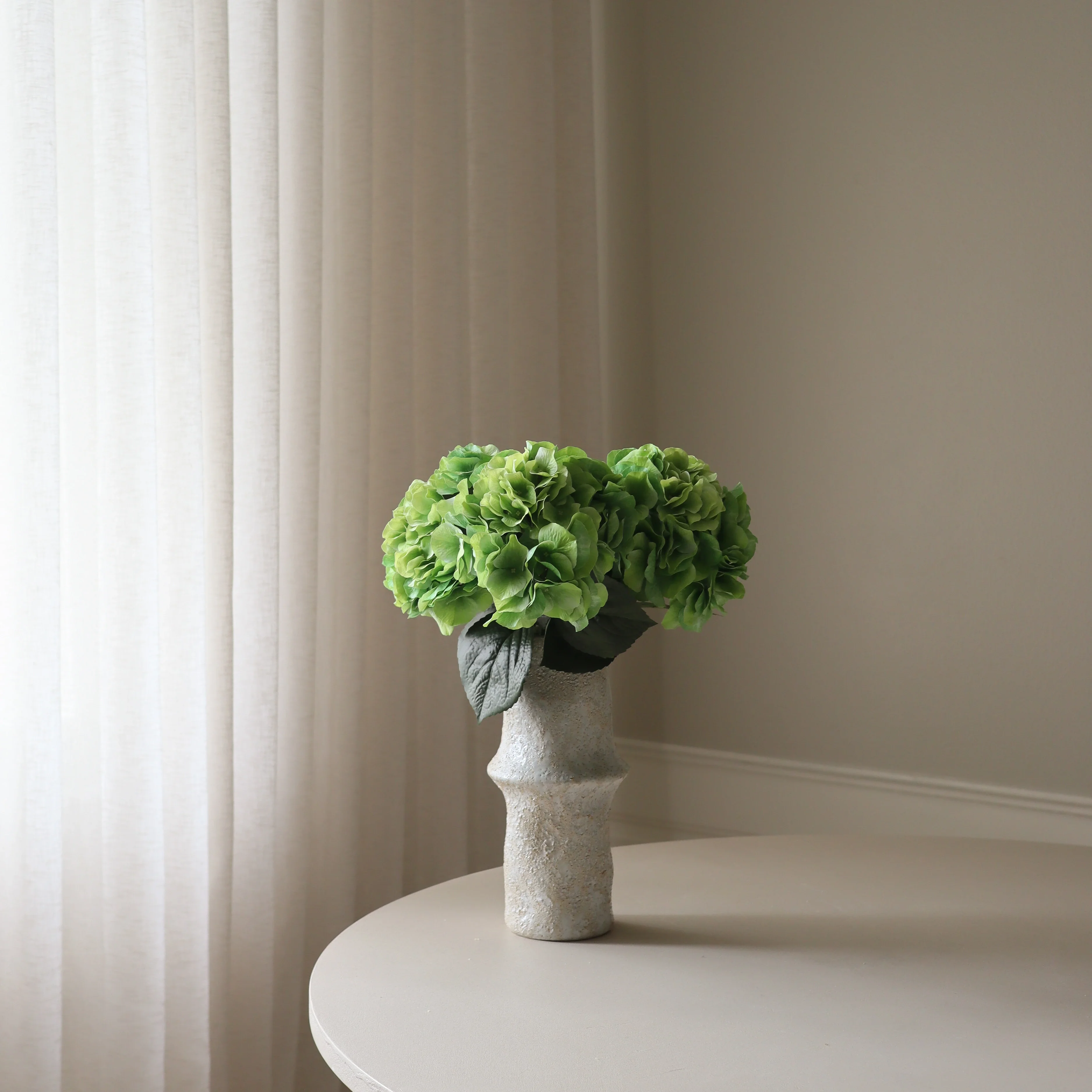 Bright Green Hydrangea Flower - Image 3