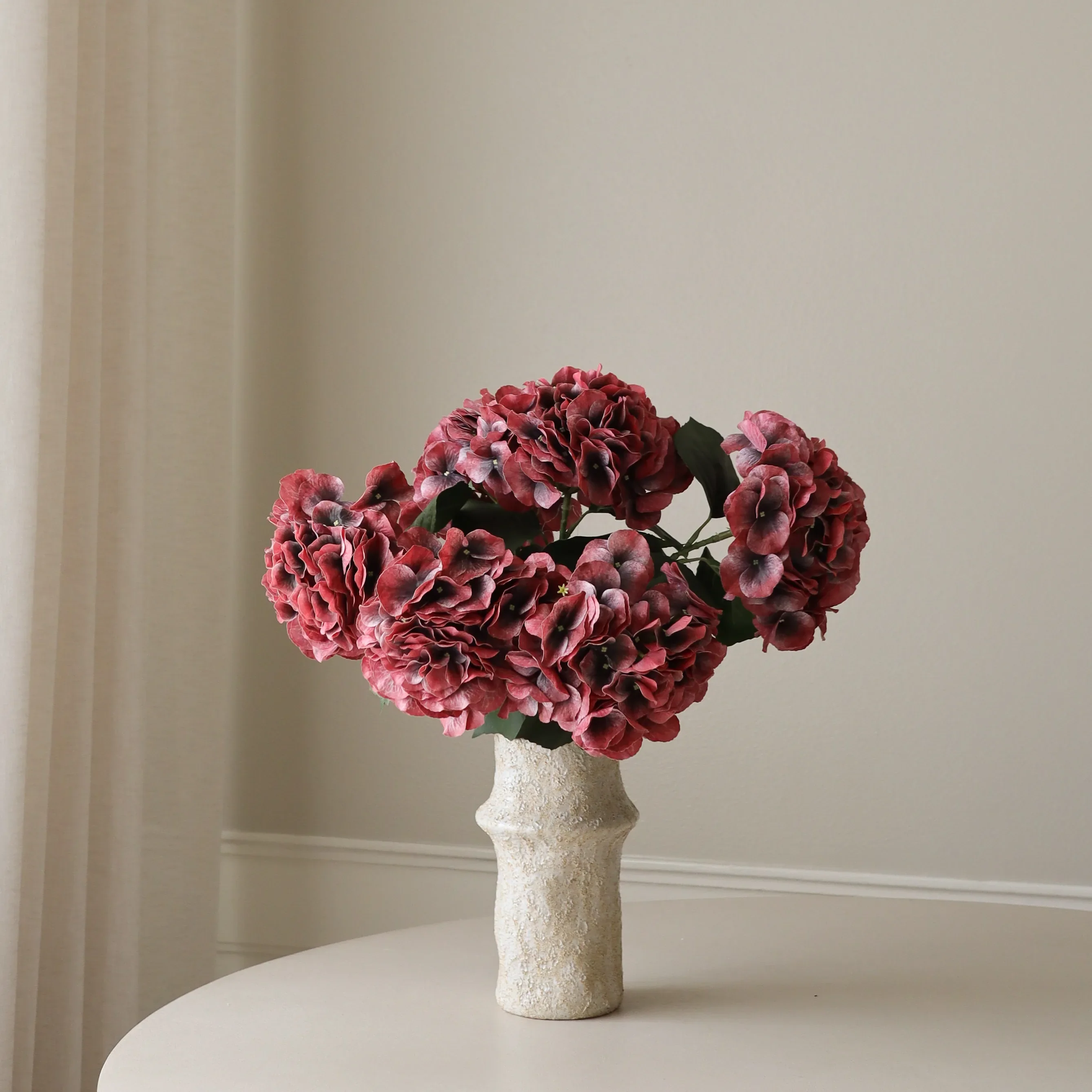 Burgundy Hydrangea Bouquet