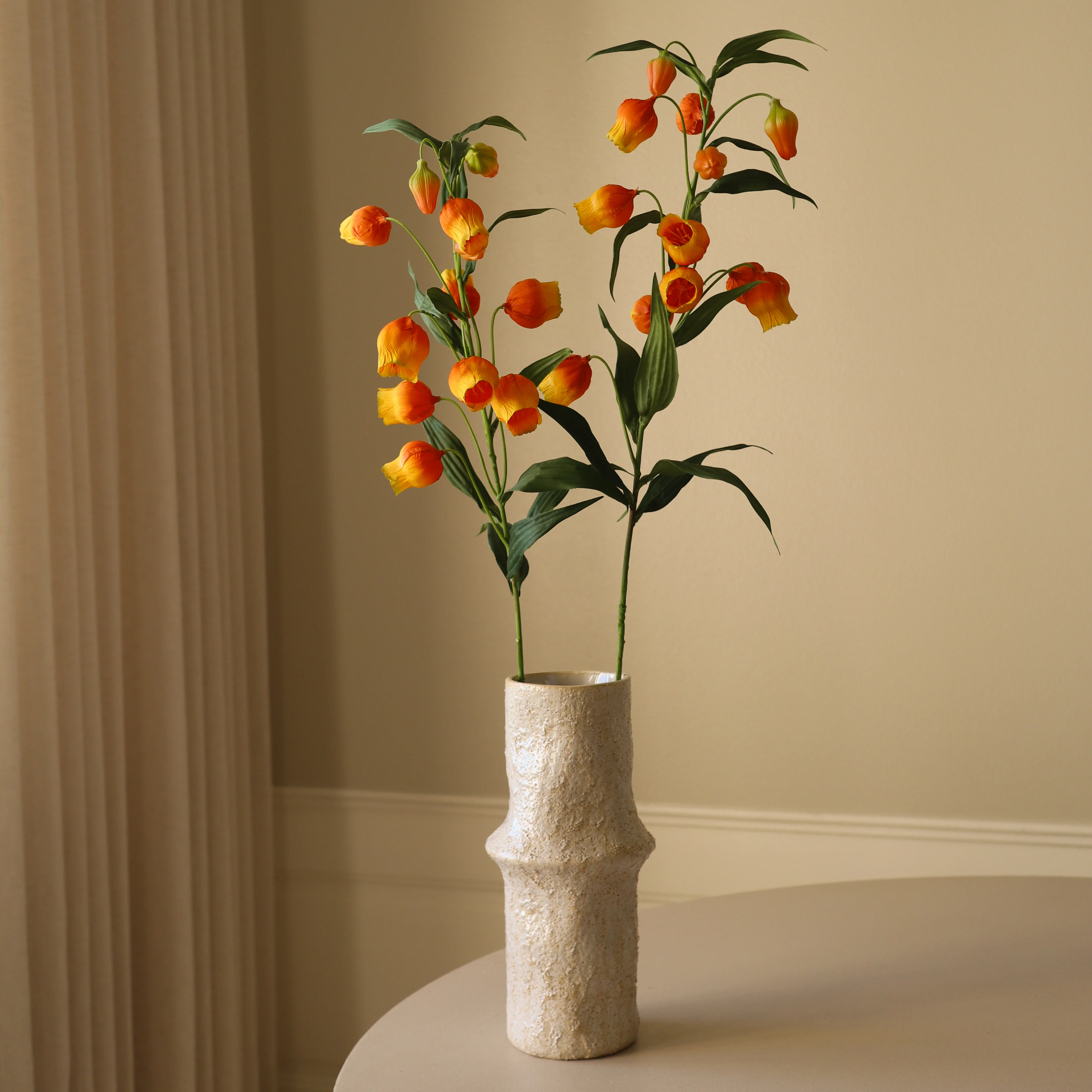 Orange Chinese Lantern Lily Flowers - Image 3