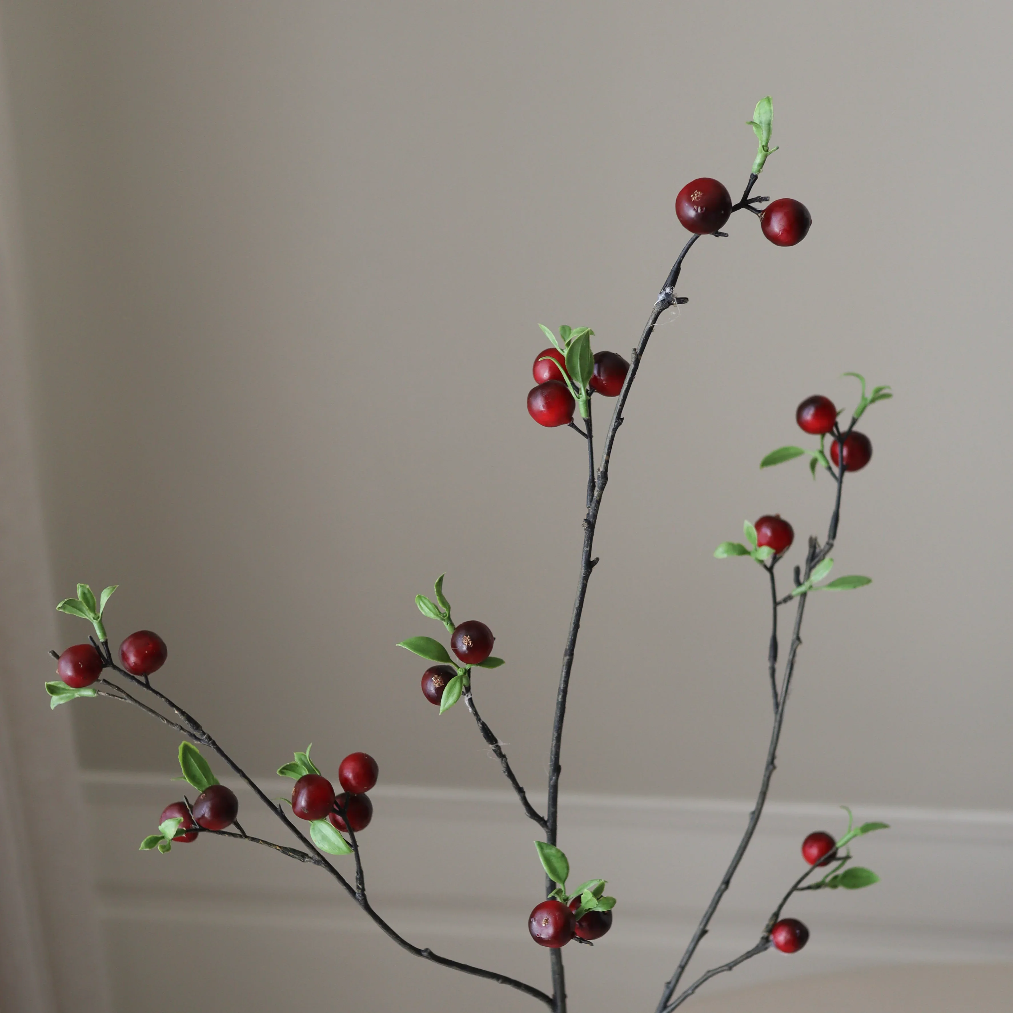 Dark Red Berry Branch - Image 2