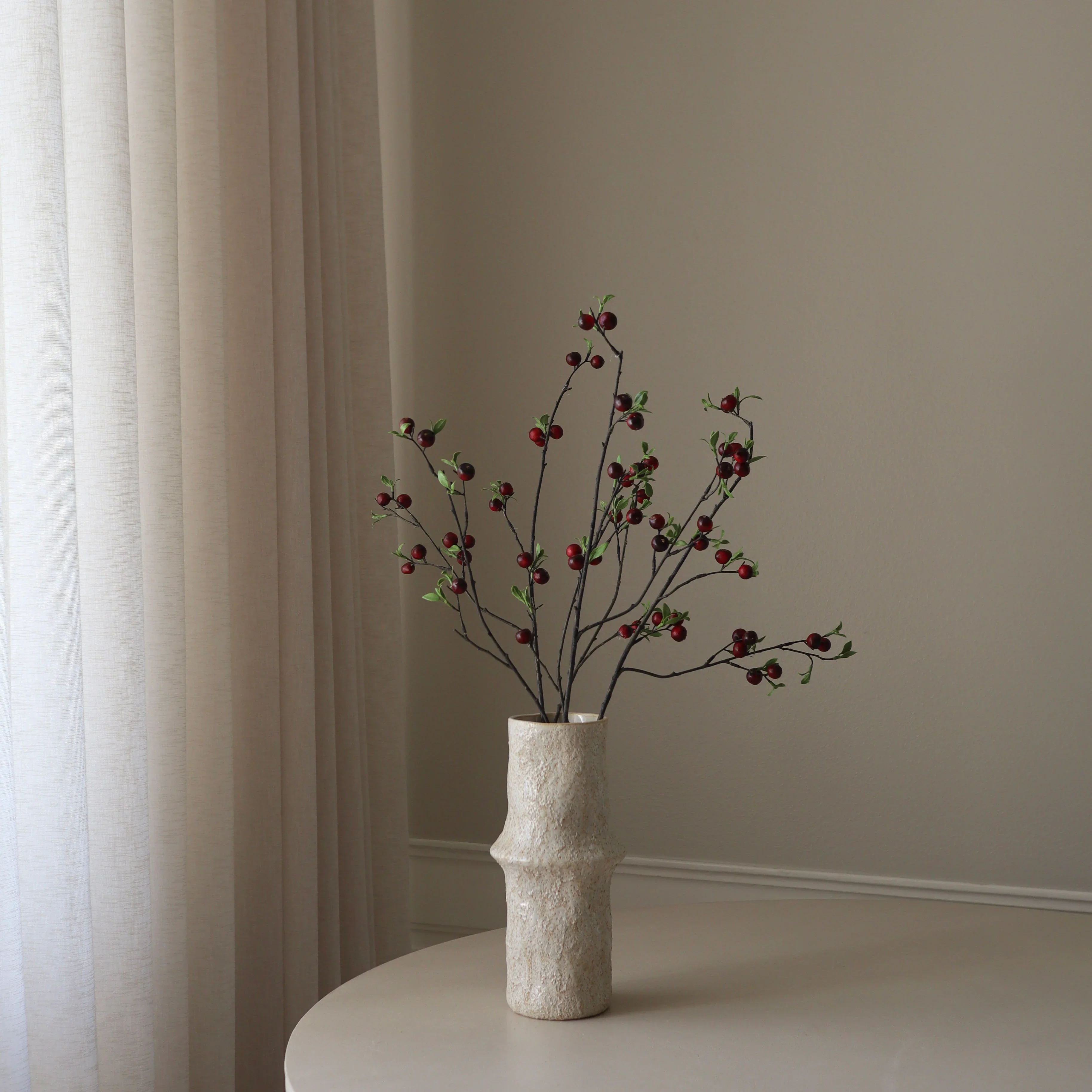 Dark Red Berry Branch - Image 3