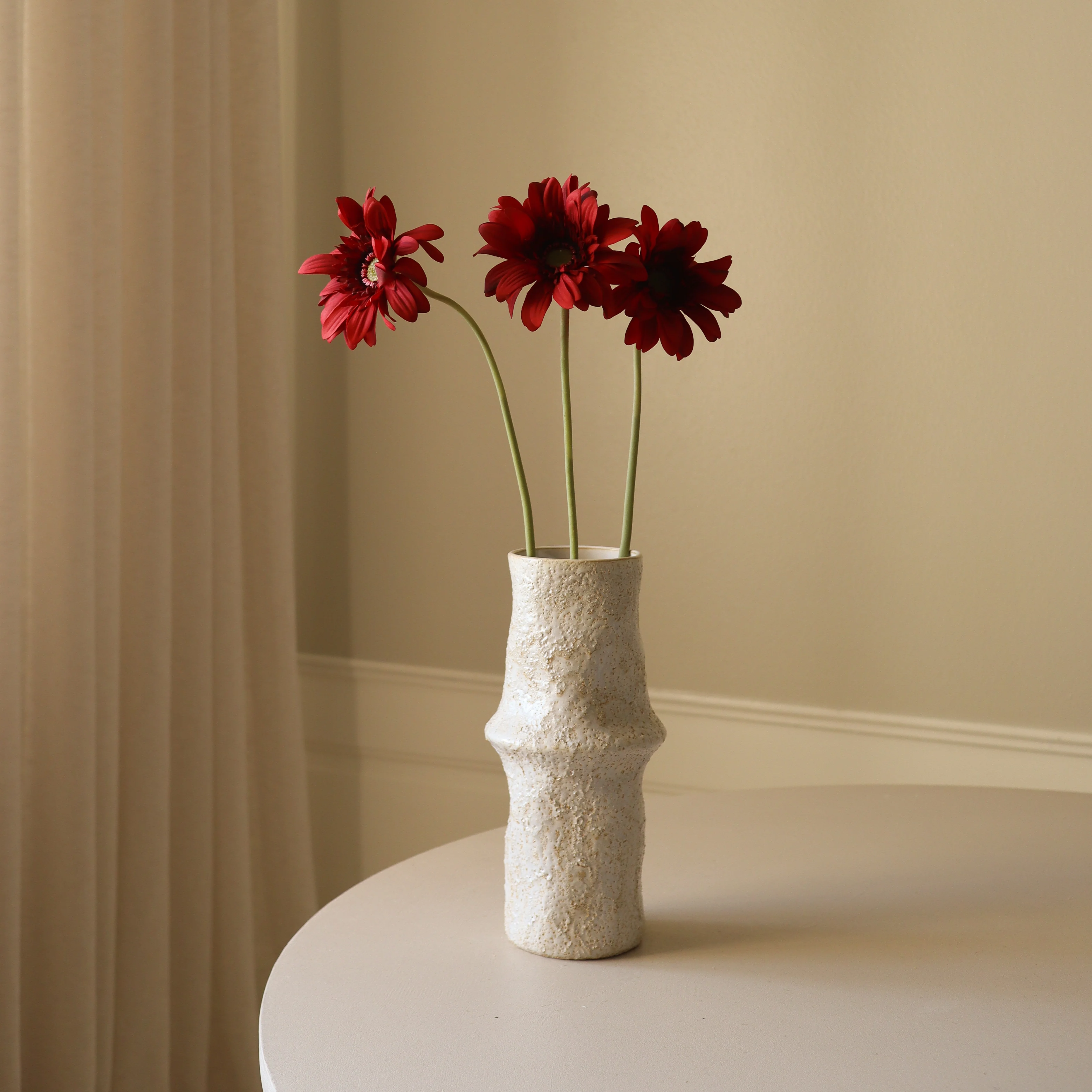 Dark Red Gerbera Daisy Flower - Image 4
