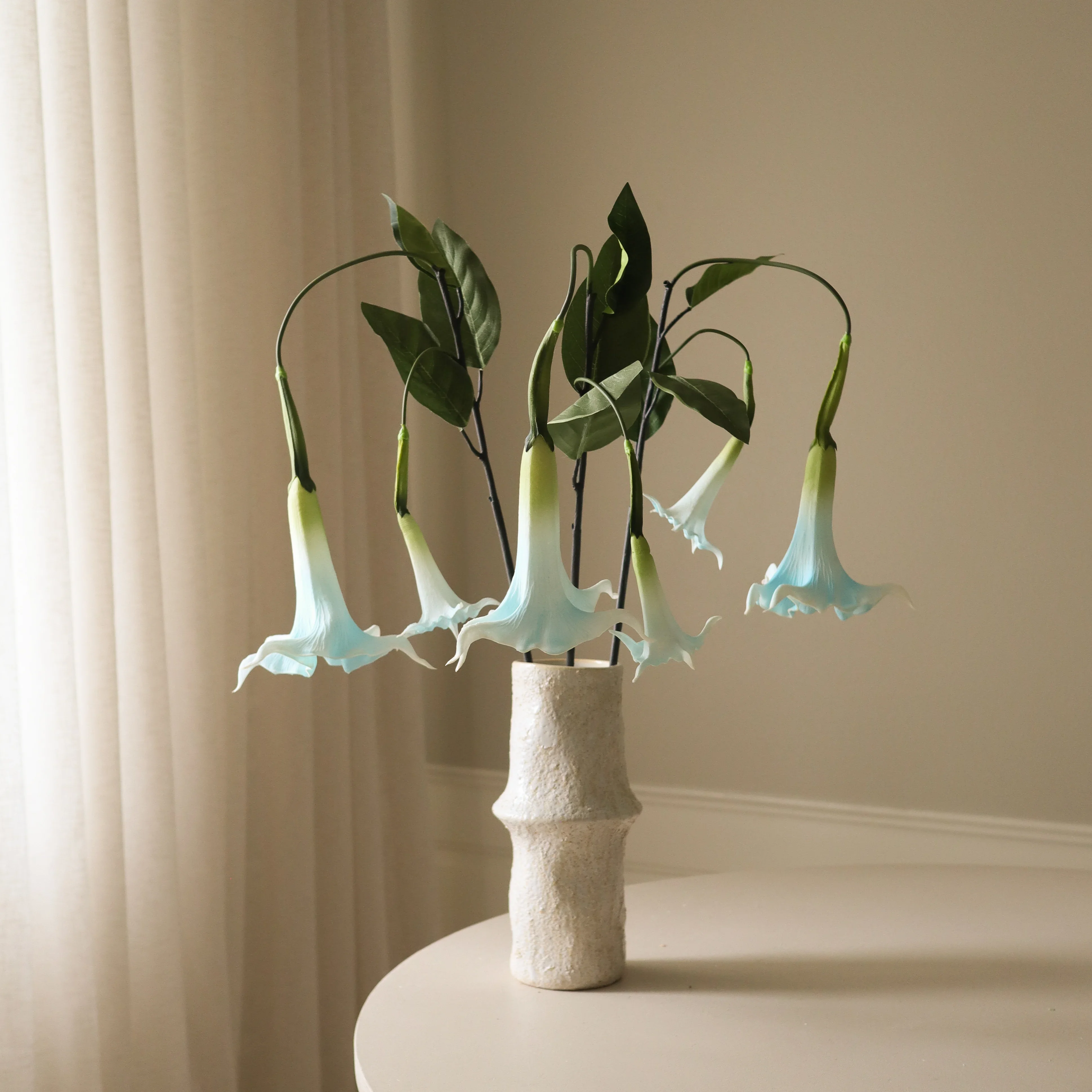 Light Blue Large Datura Stramonium Flower - Image 4