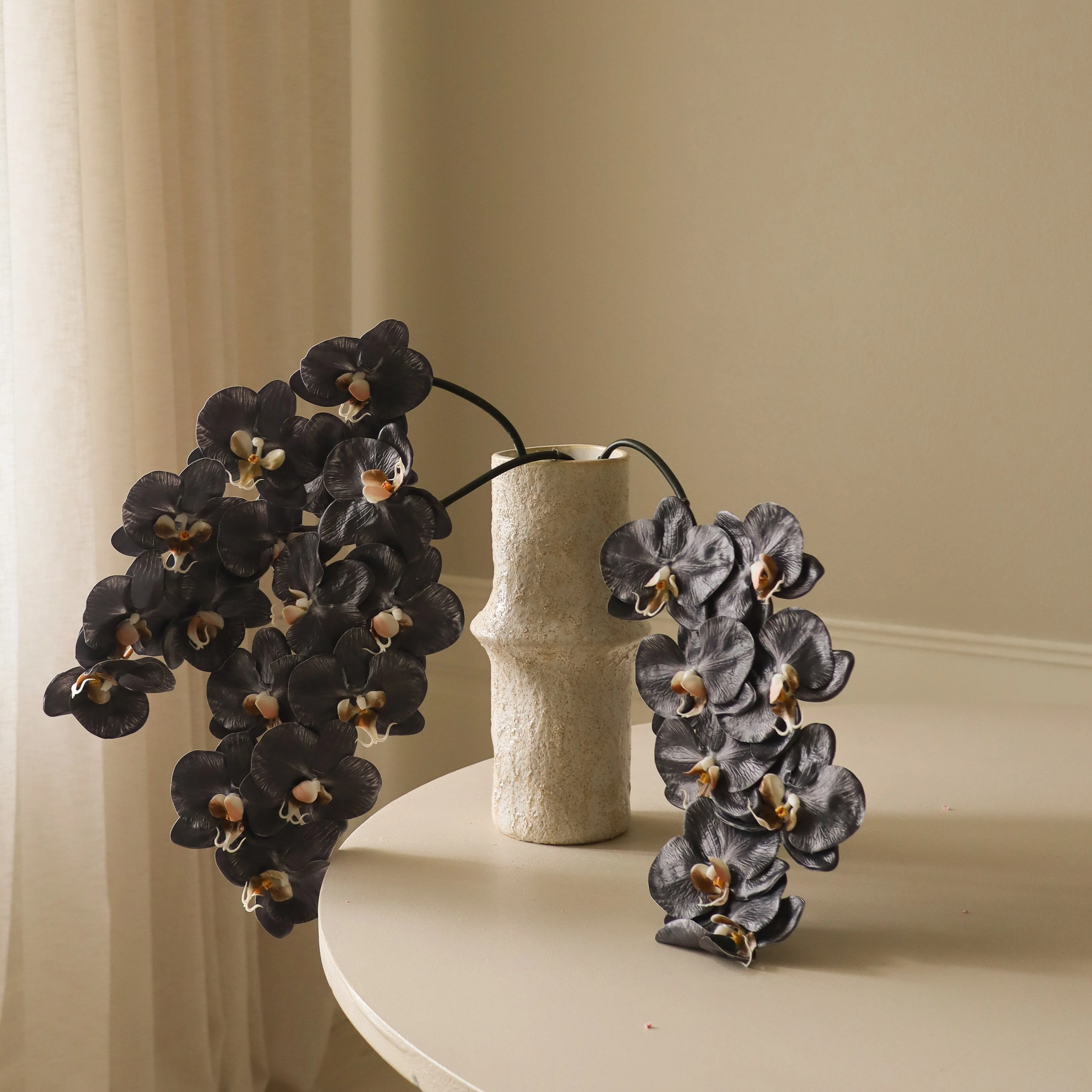 Black Large Orchid Flower - Image 4