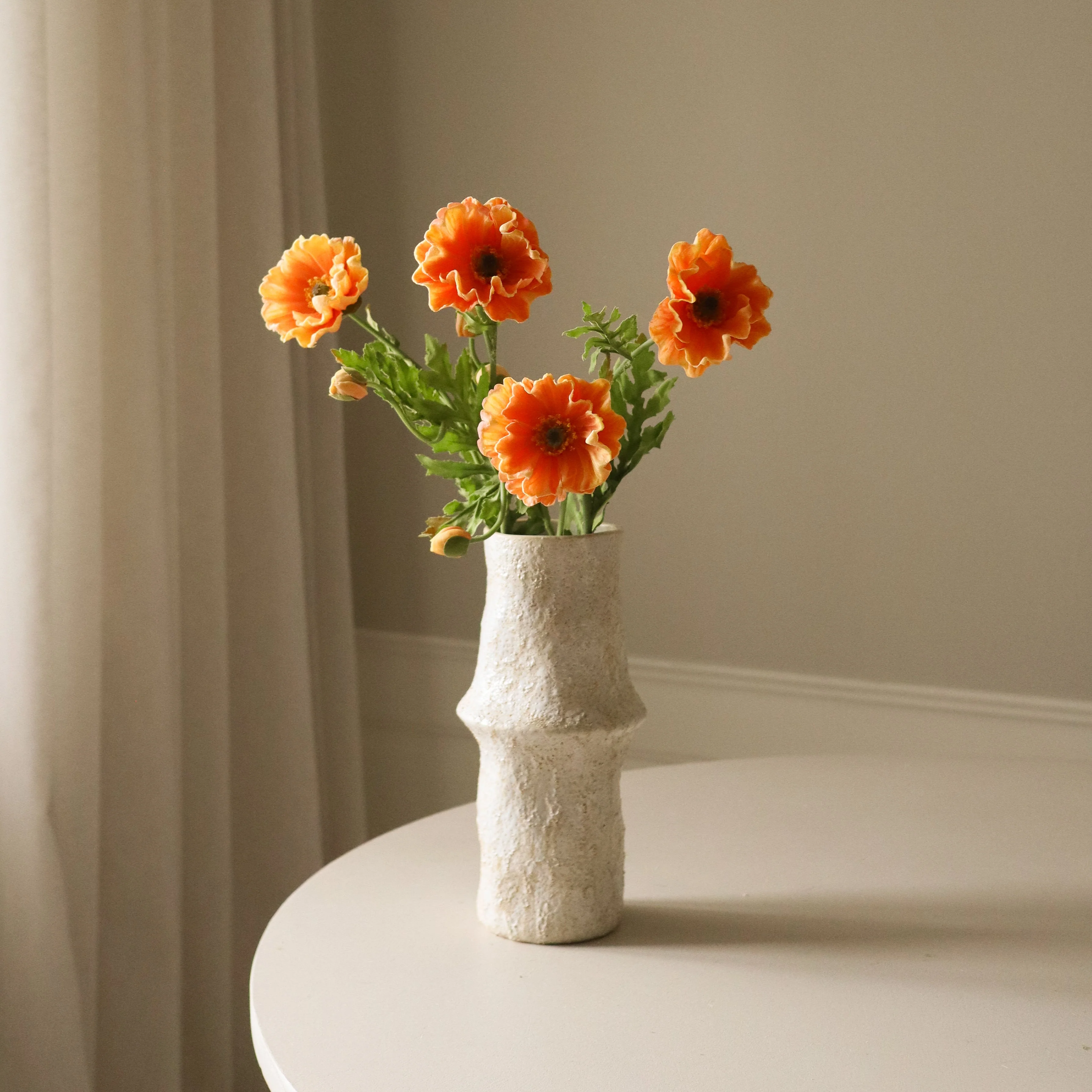 Orange Large Poppy Flower - Image 4
