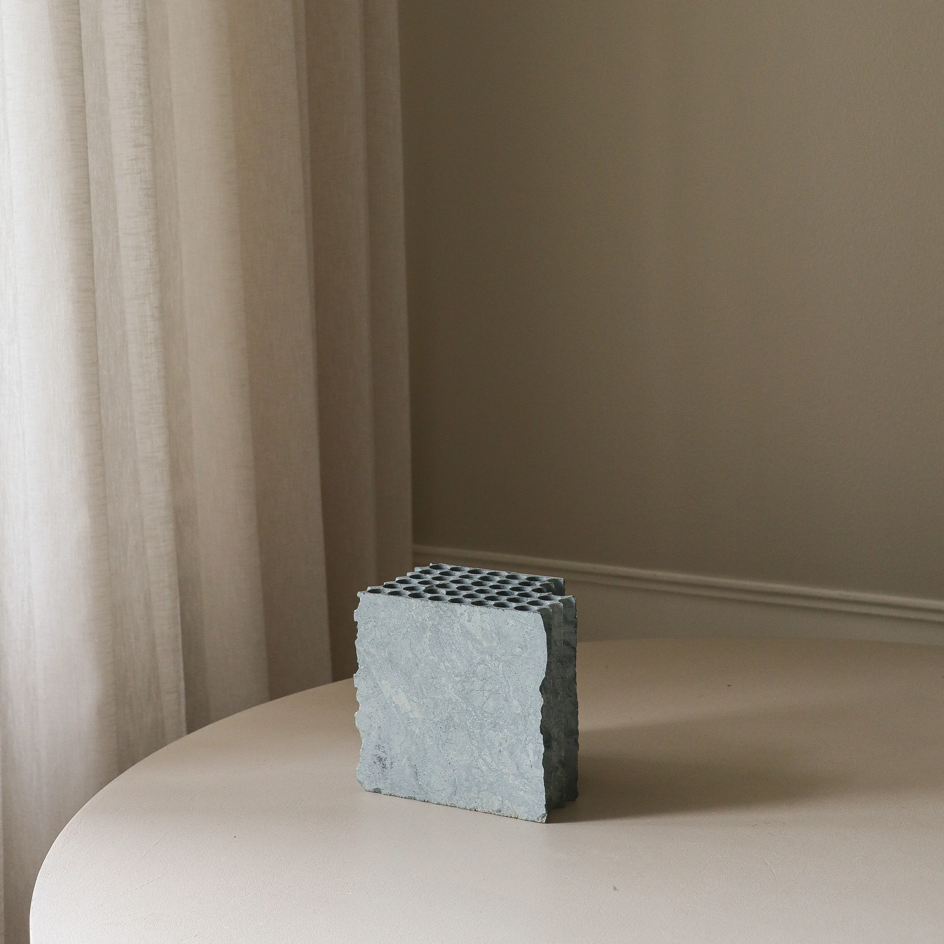 Green Marble Square Vase - Image 4