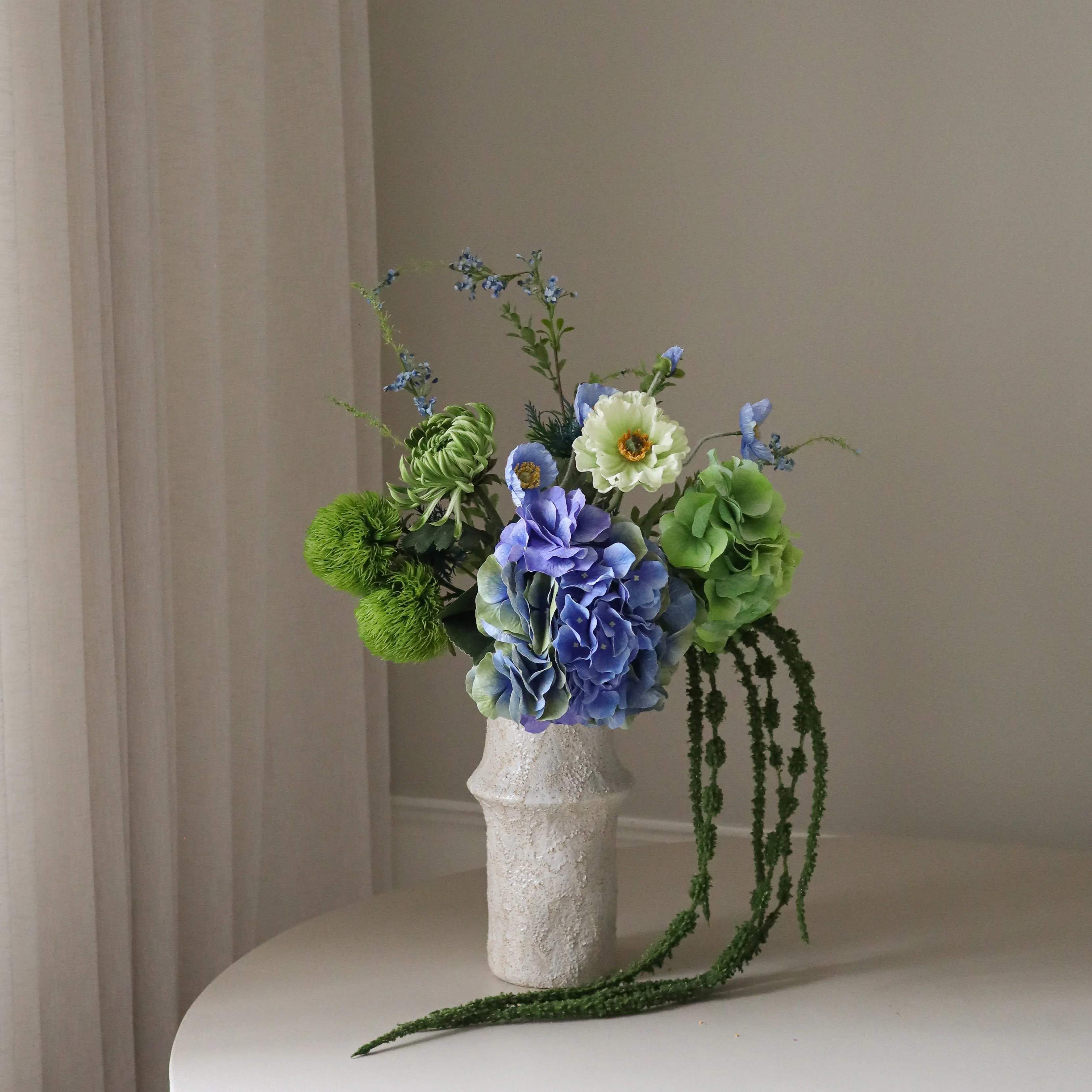 Measured Blue