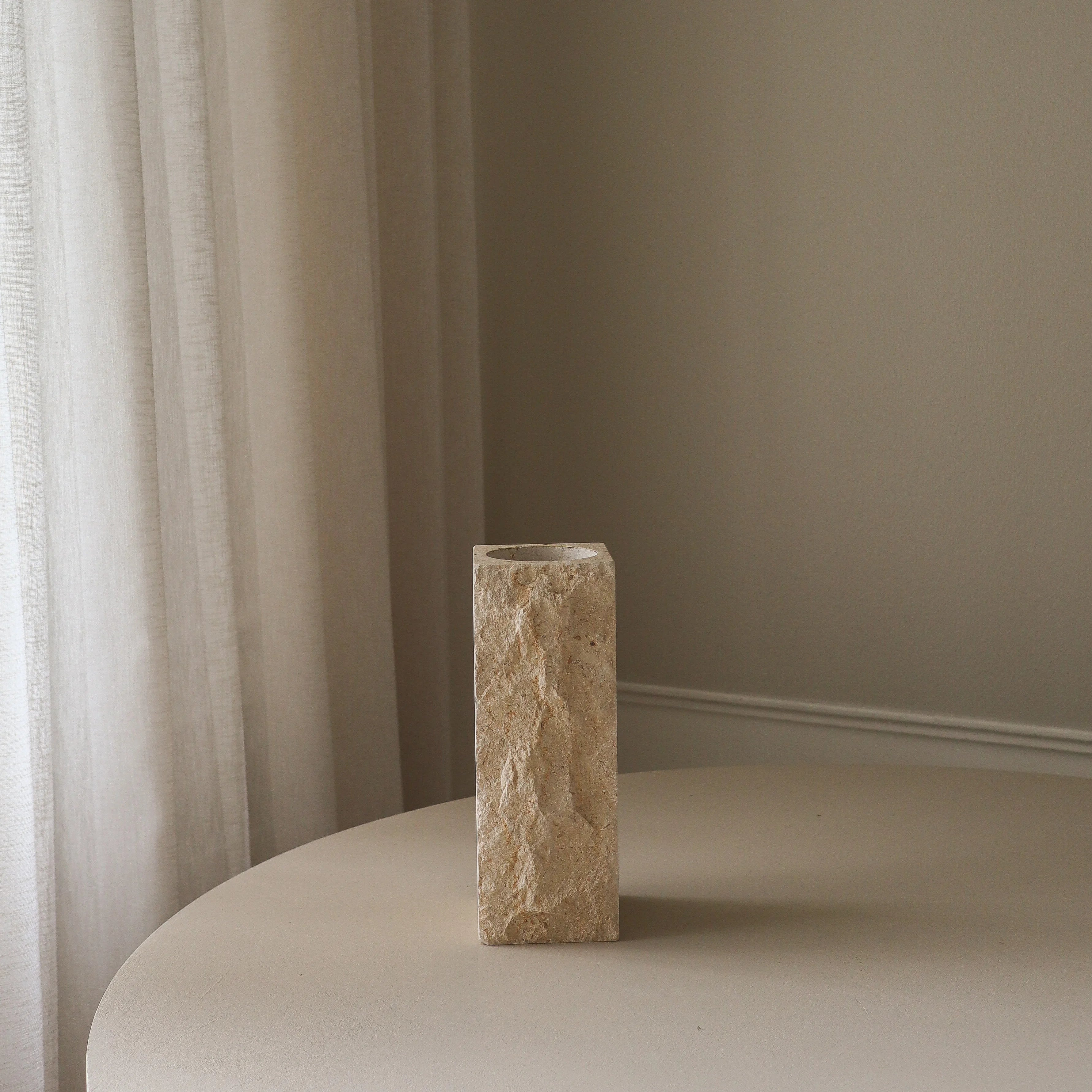 Medium Limestone Edge Vase - Image 4