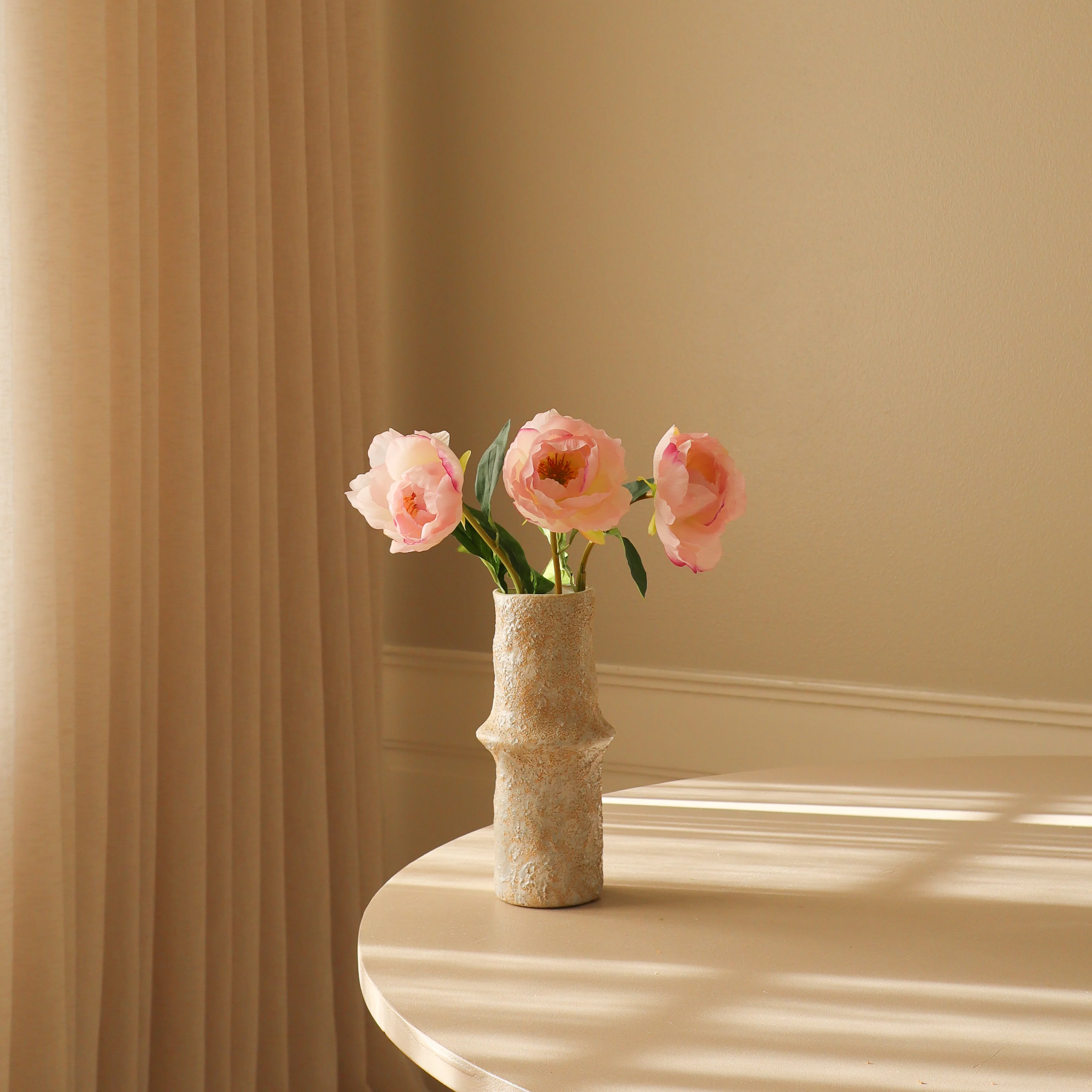 Light Pink One Head Peony Flower - Image 4