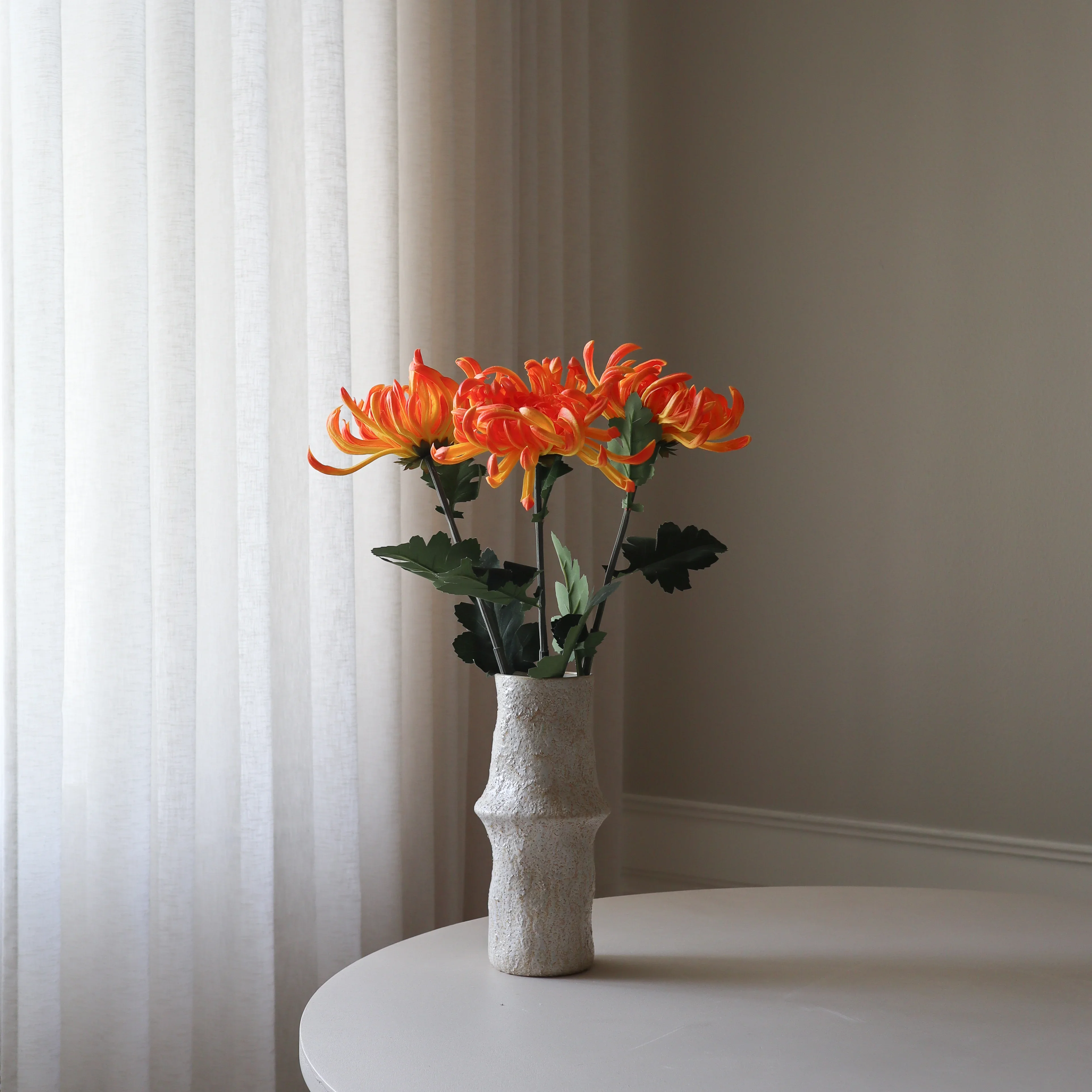 Orange Chrysanthemum Flower - Image 4