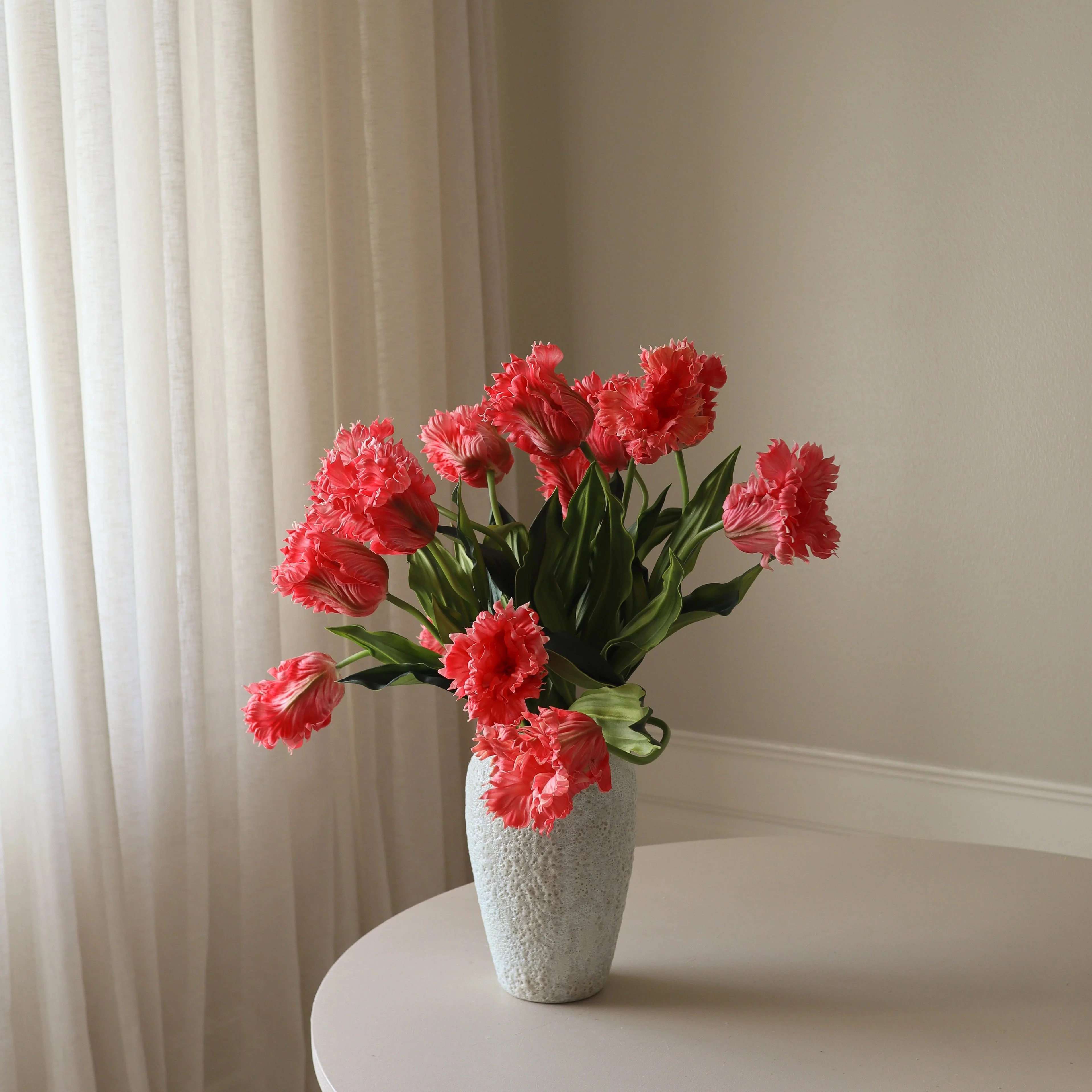 Red Parrot Tulips Bouquet - Image 4