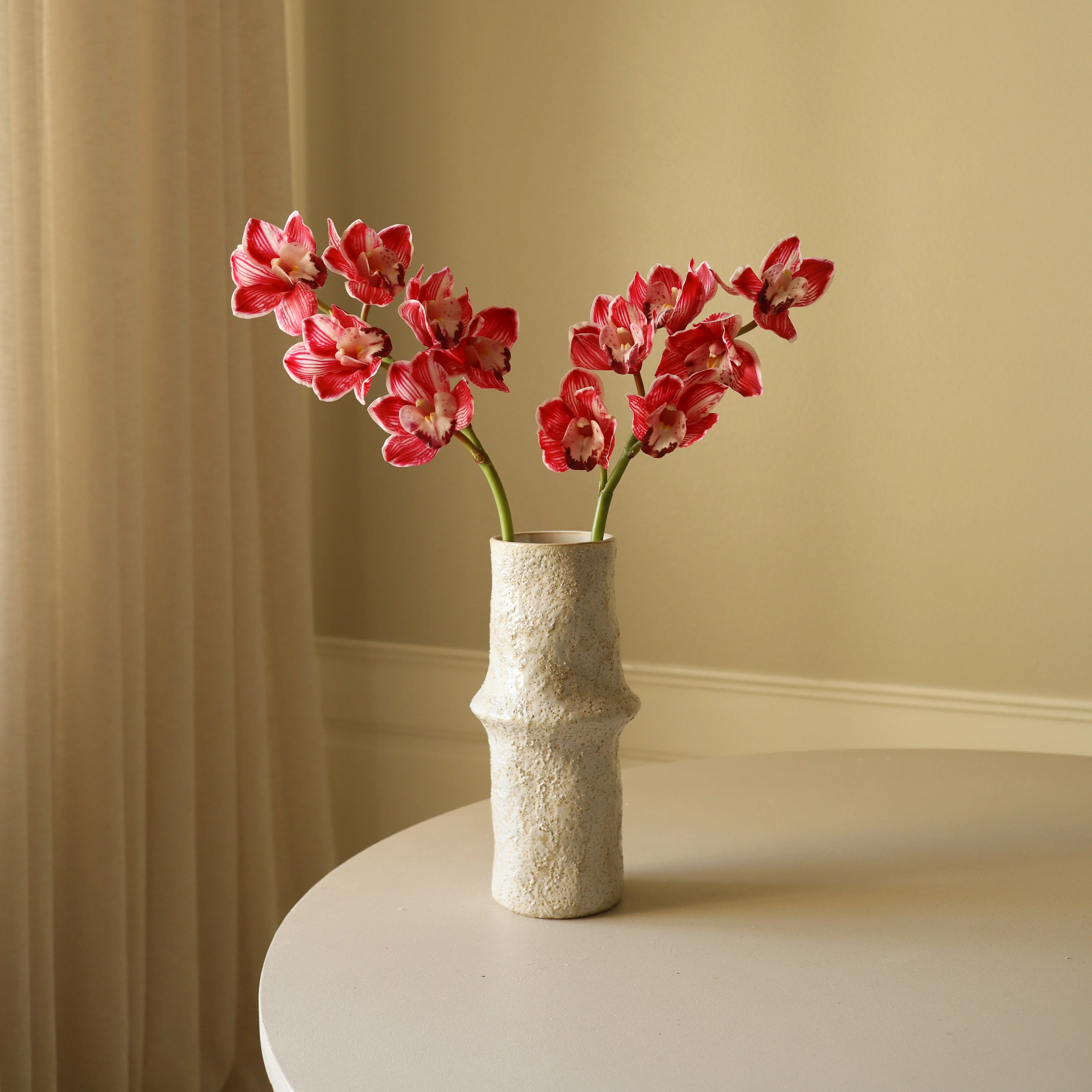 Pink Cymbidium Orchid Flower - Image 4
