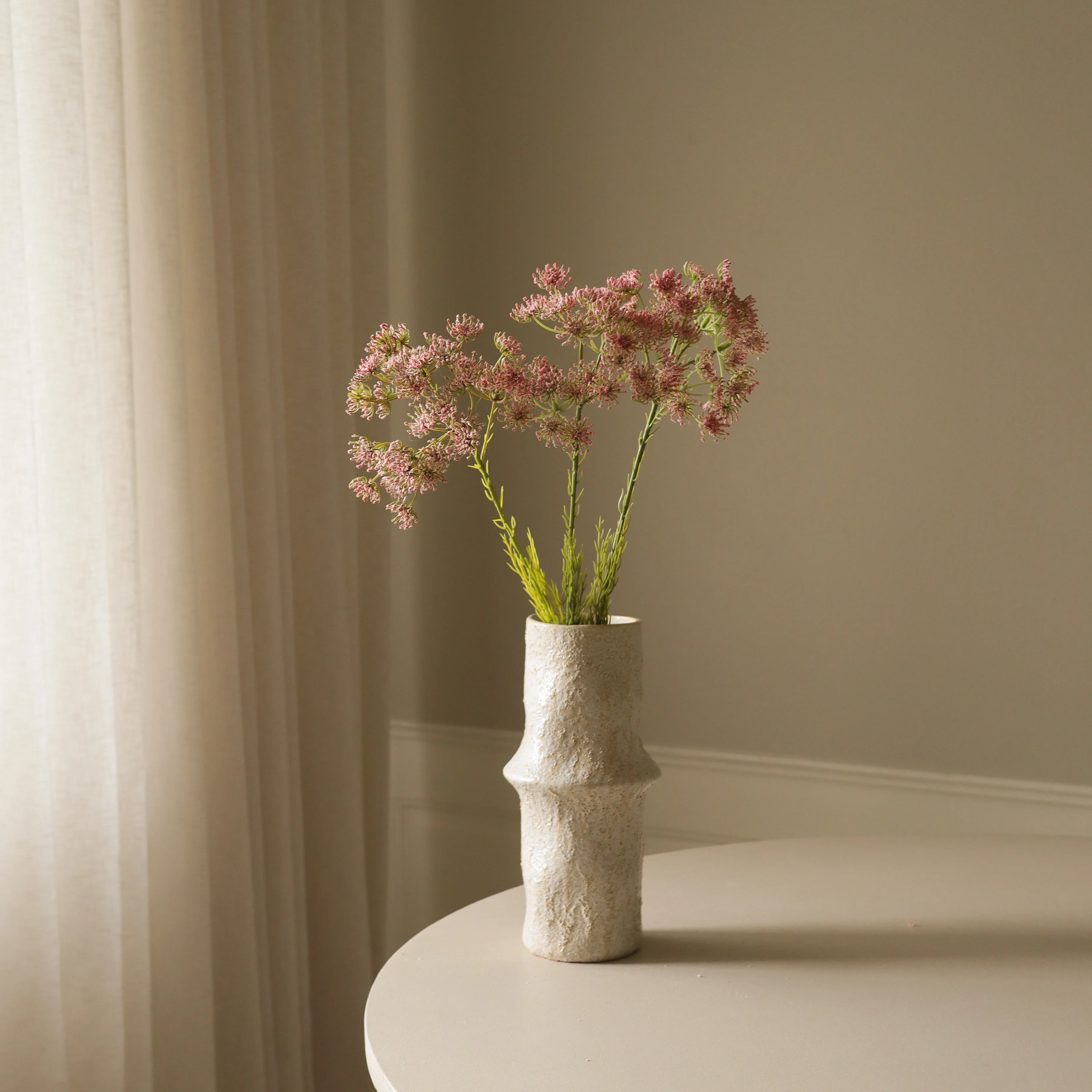 Pink Queen Anne's Lace Flower - Image 3