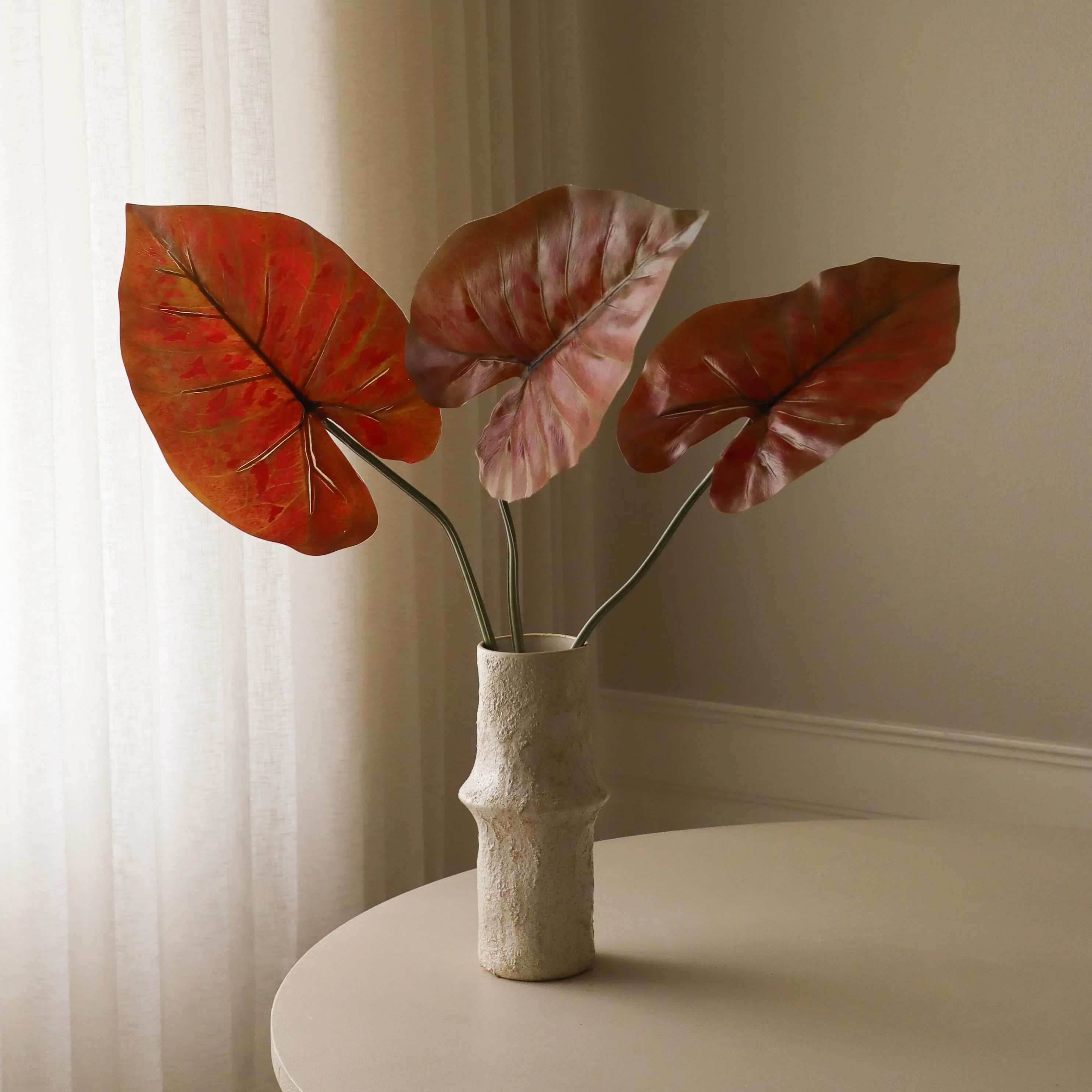 Red Alocasia Leaf - Image 3