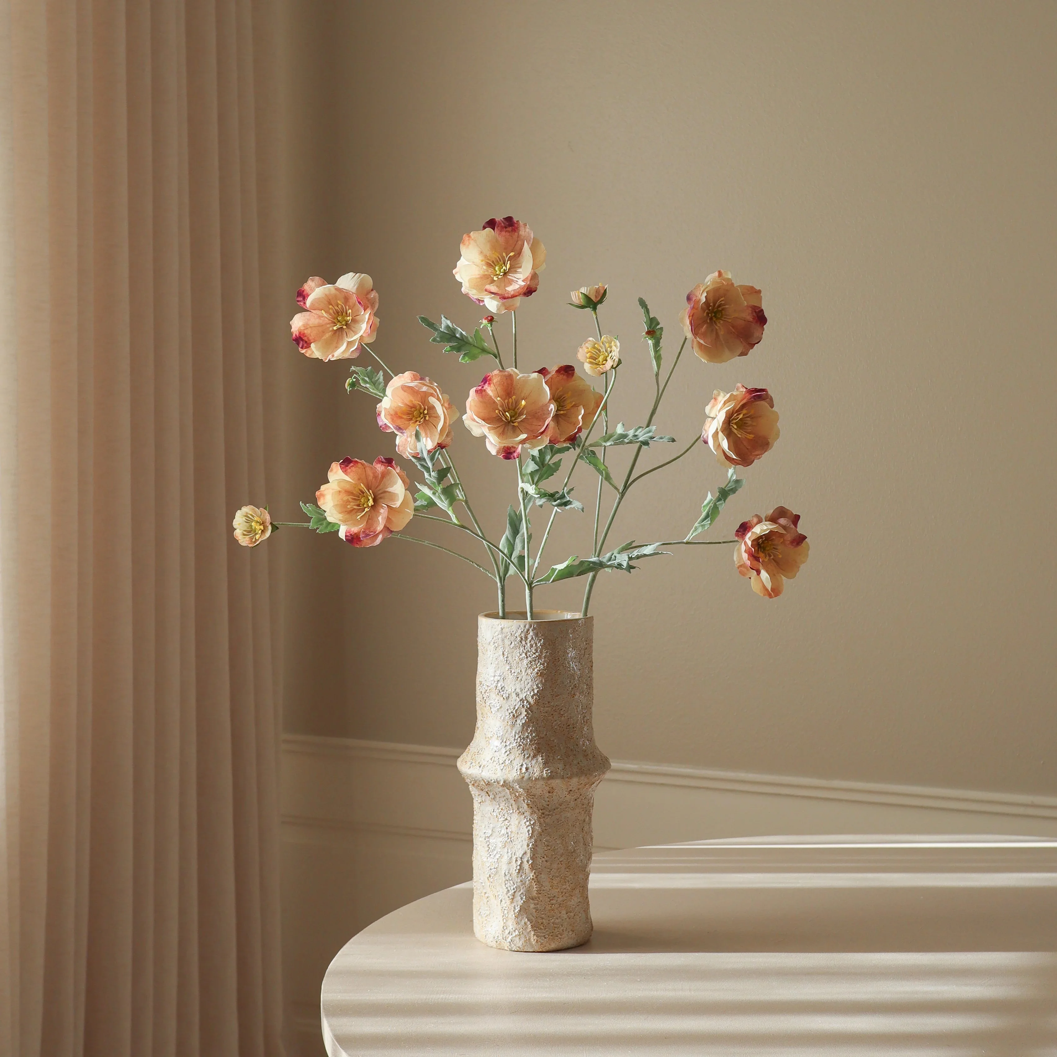 Rose Four Heads Poppy Flower - Image 4