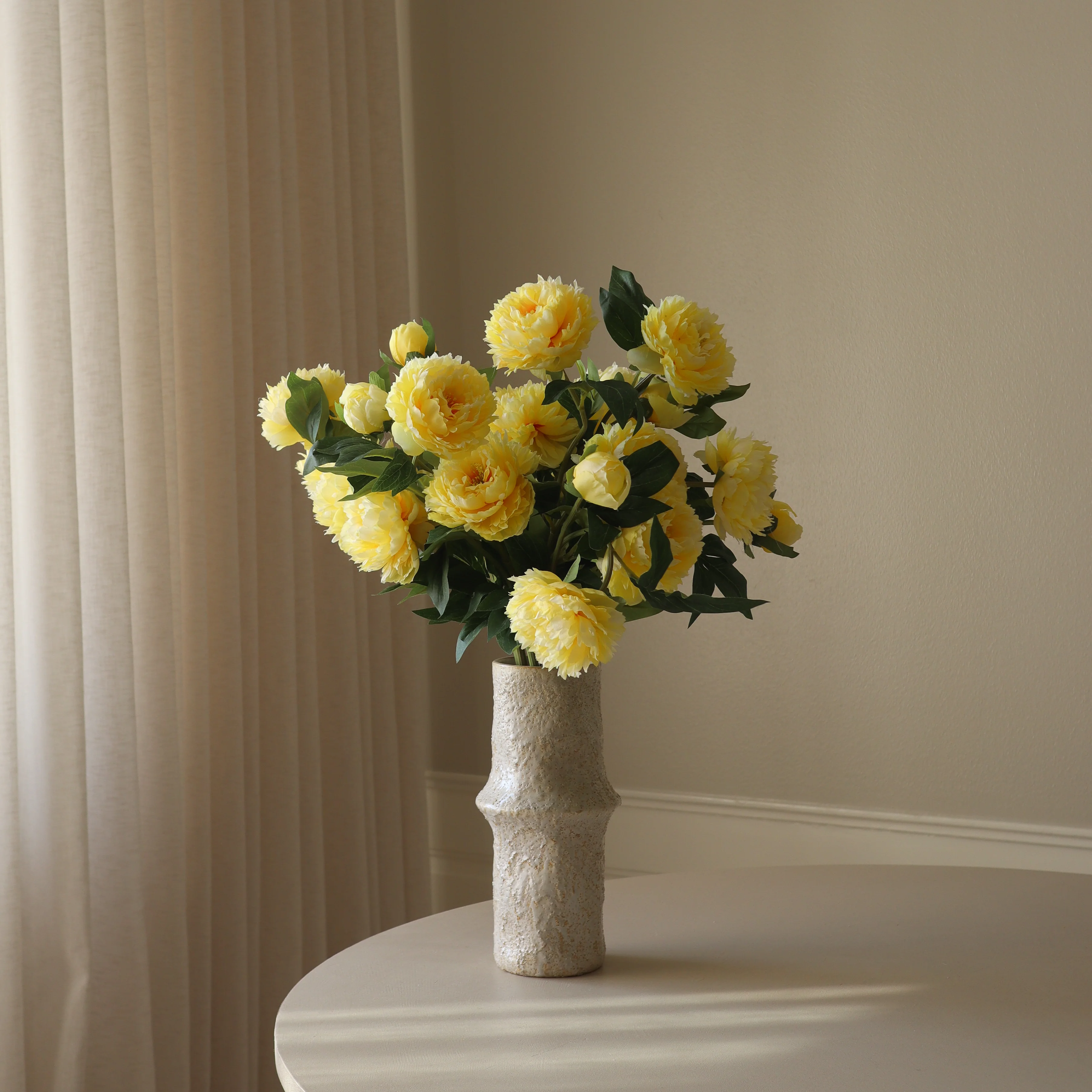 Yellow Peony Bouquet - Image 4